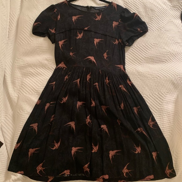 French Connection Dresses & Skirts - French Connection Bird Print Dress